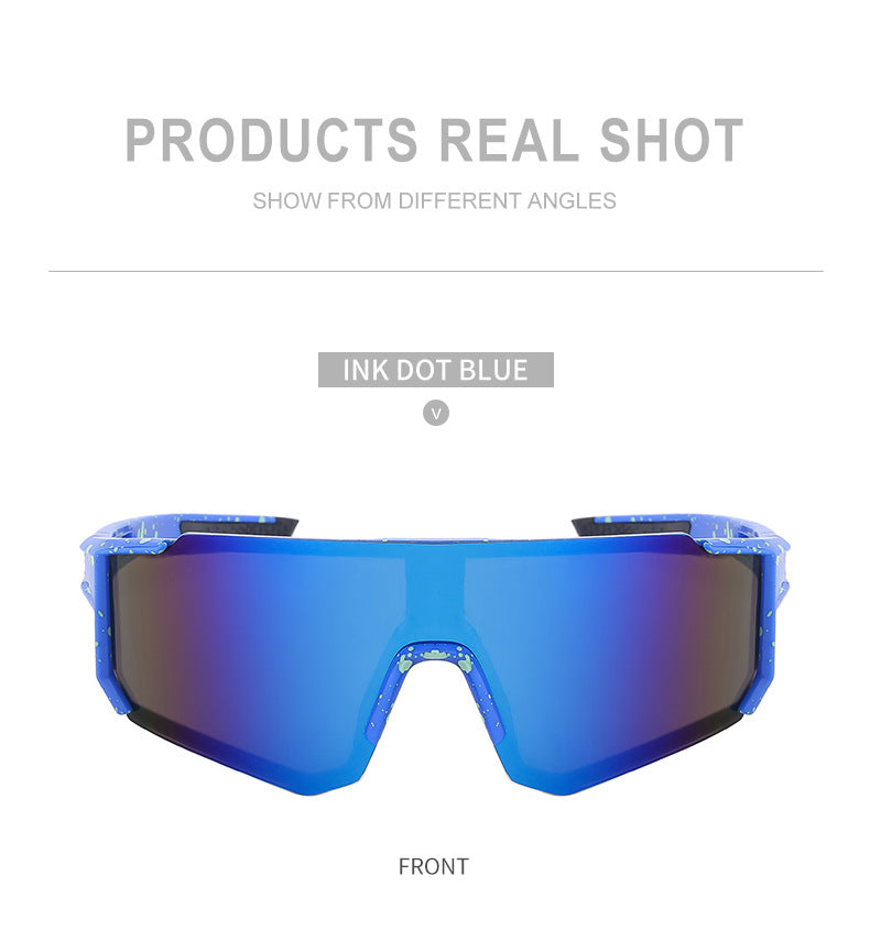 Cycling Sunglasses Men Women Motorcycle Goggles Ski Windproof Outdoor Sports Bike Glasses Anti-UV HD Vision Sun Visor Eyewear