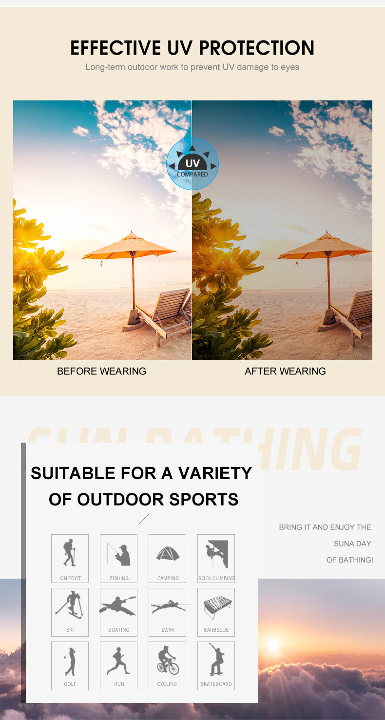 Cycling Sunglasses Men Women Motorcycle Goggles Ski Windproof Outdoor Sports Bike Glasses Anti-UV HD Vision Sun Visor Eyewear