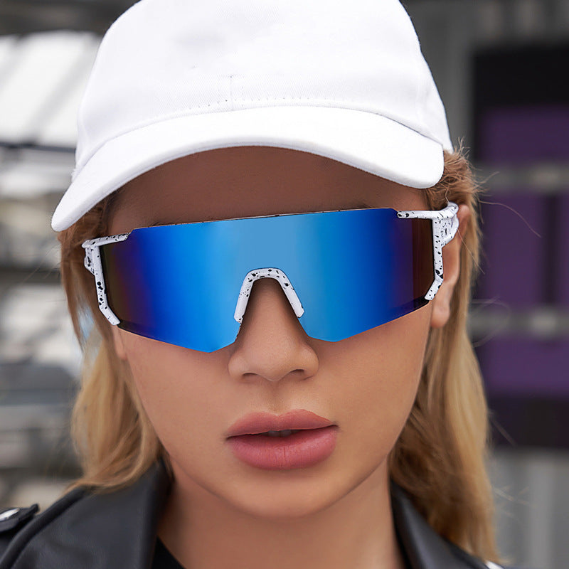 Cycling Sunglasses Men Women Motorcycle Goggles Ski Windproof Outdoor Sports Bike Glasses Anti-UV HD Vision Sun Visor Eyewear