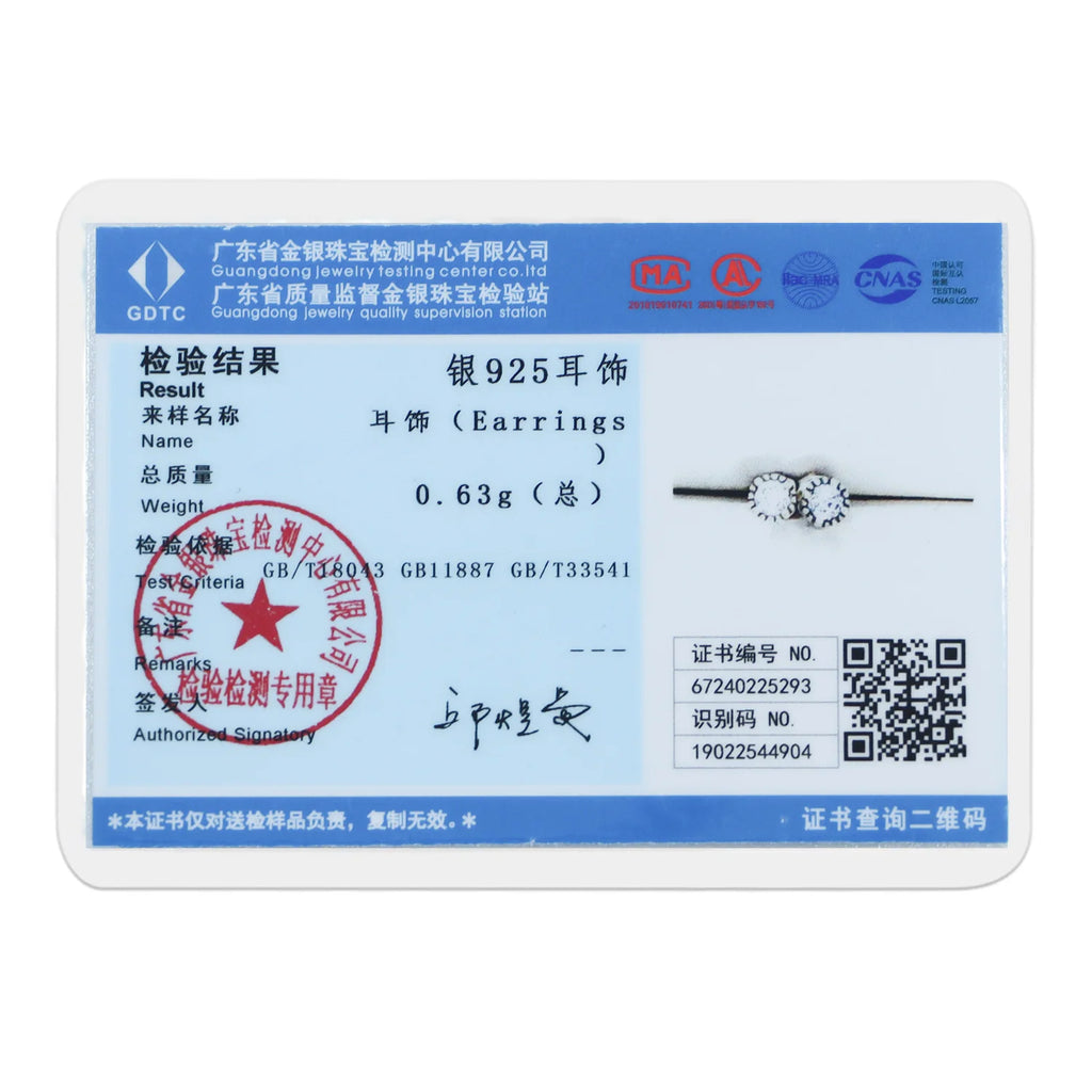 2025 HOT 925 Sterling Silver Stud Earrings S925 Heart Shaped Zircon Simple Fine Wedding Jewelry Christmas Thanksgiving Gifts