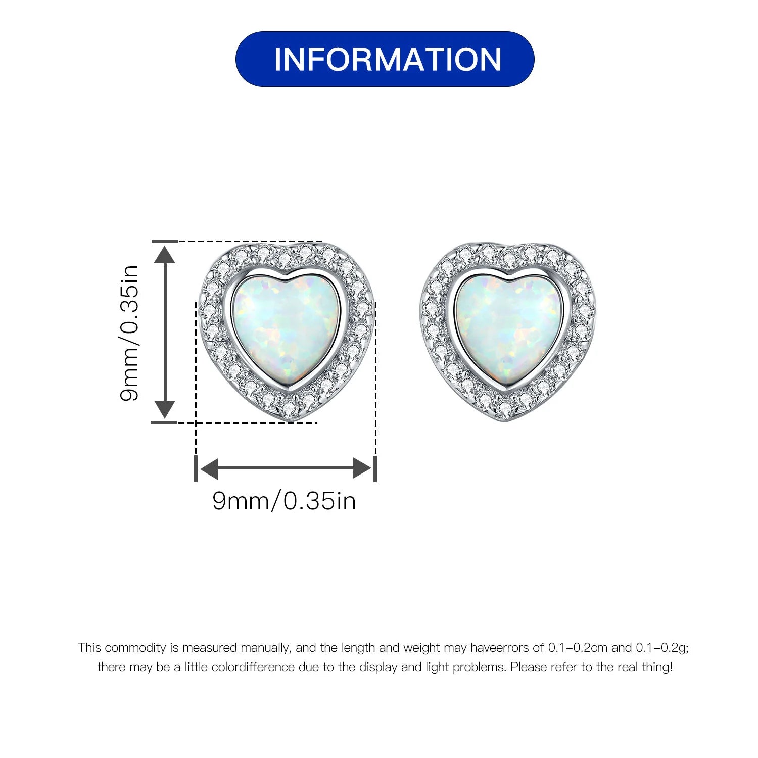 2025 HOT 925 Sterling Silver Stud Earrings S925 Heart Shaped Zircon Simple Fine Wedding Jewelry Christmas Thanksgiving Gifts