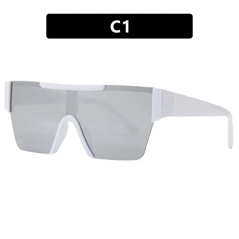 Steampunk Y2k Sport Sunglasses Women 2025 Luxury Men Sun glasses For Female 2000's Futuristic Goggles Eyewear Accessories Lenses