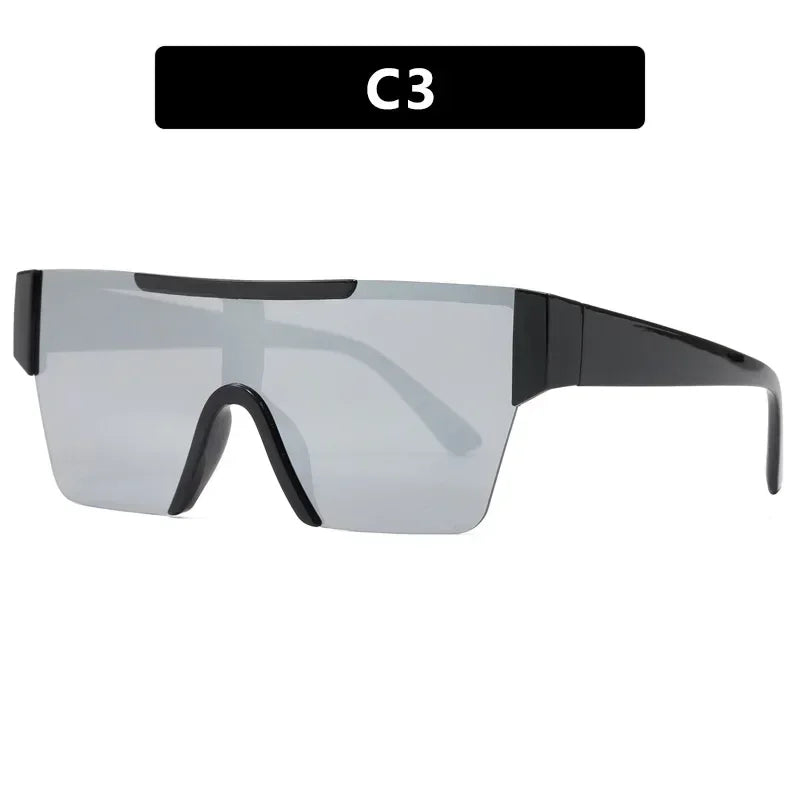 Steampunk Y2k Sport Sunglasses Women 2025 Luxury Men Sun glasses For Female 2000's Futuristic Goggles Eyewear Accessories Lenses