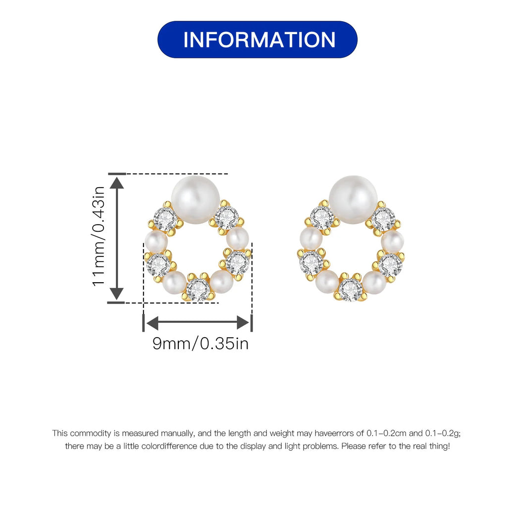 2025 HOT 925 Sterling Silver Stud Earrings S925 Heart Shaped Zircon Simple Fine Wedding Jewelry Christmas Thanksgiving Gifts