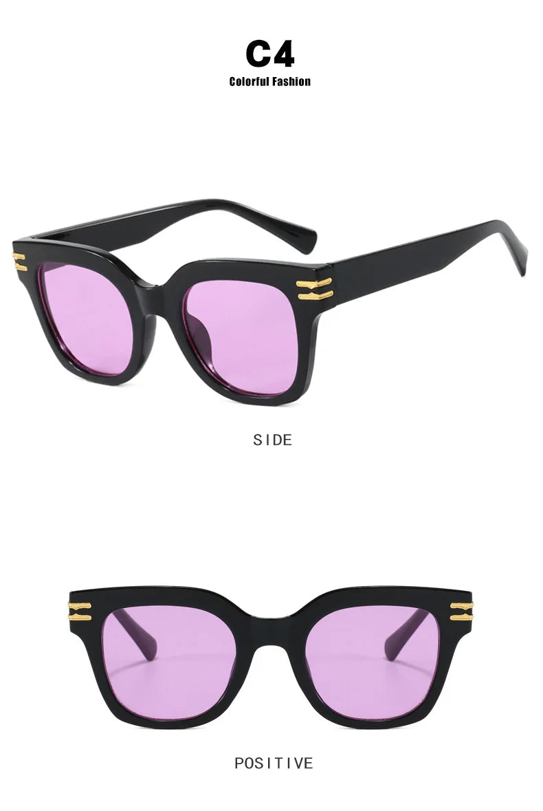 Square Oversized Sunglasses 2025 Trendy Premium UV Blocking Driving Sun Glasses for Men Women personality Unisex Eyewear Shades