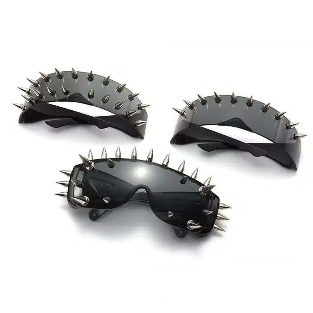 Unisex Eyewear Metal Rivet Party Sunglasses Lightweight Design Cosplay Sun Glasses Shade Eyewear For Men Солнцезащитные Очки