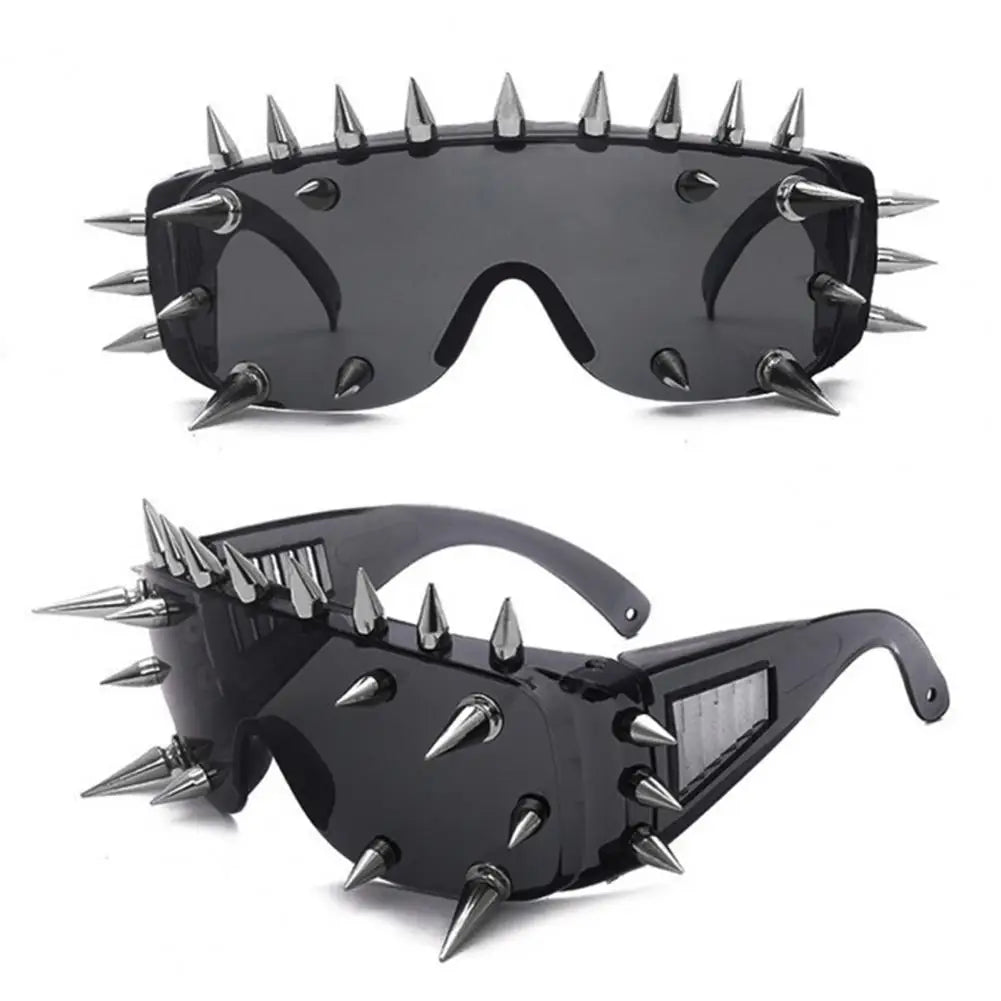 Unisex Eyewear Metal Rivet Party Sunglasses Lightweight Design Cosplay Sun Glasses Shade Eyewear For Men Солнцезащитные Очки