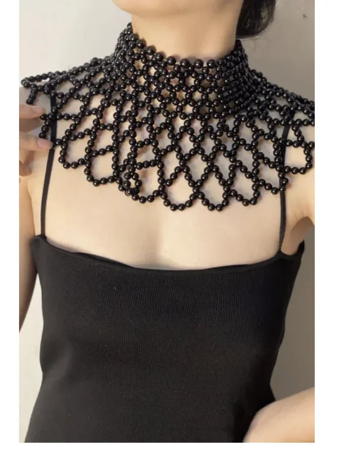 Sexy Accessories Women Bikini Pearl Chest chain Body Chain Jewelry Totally Hand-made Bra Fringed For Beach Nightclub Waist Chain