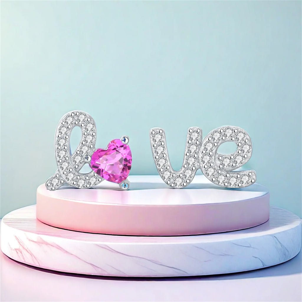 2025 HOT 925 Sterling Silver Stud Earrings S925 Heart Shaped Zircon Simple Fine Wedding Jewelry Christmas Thanksgiving Gifts