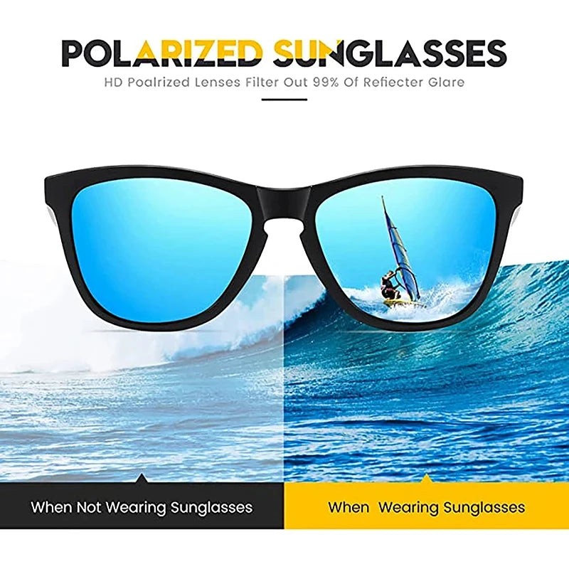Men Cycling Glasses Women Anti-Uv Motorcycle Sun Glasses Driving Goggles UV400 Outdoor Fishing Sport Shades Polarized Sunglasses