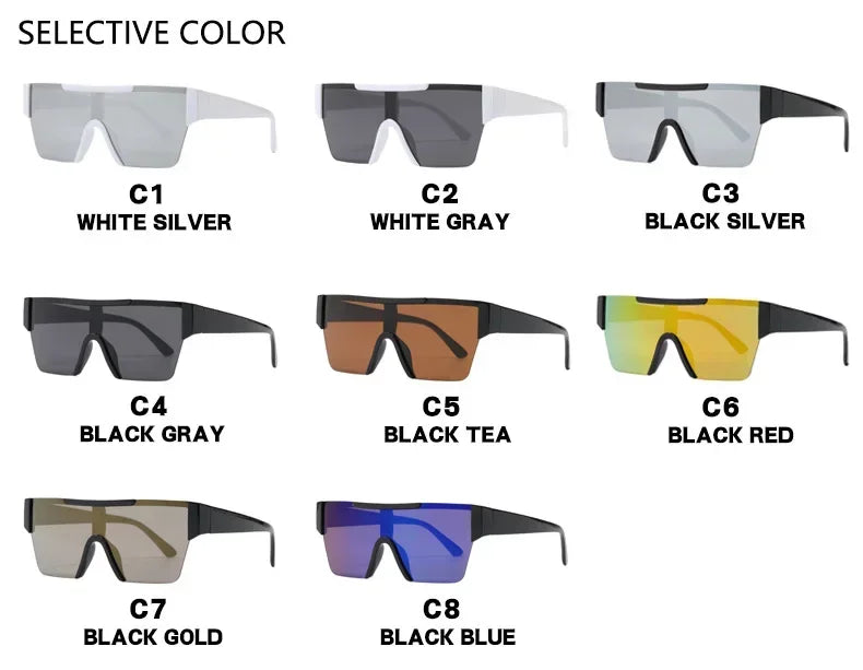 Steampunk Y2k Sport Sunglasses Women 2025 Luxury Men Sun glasses For Female 2000's Futuristic Goggles Eyewear Accessories Lenses