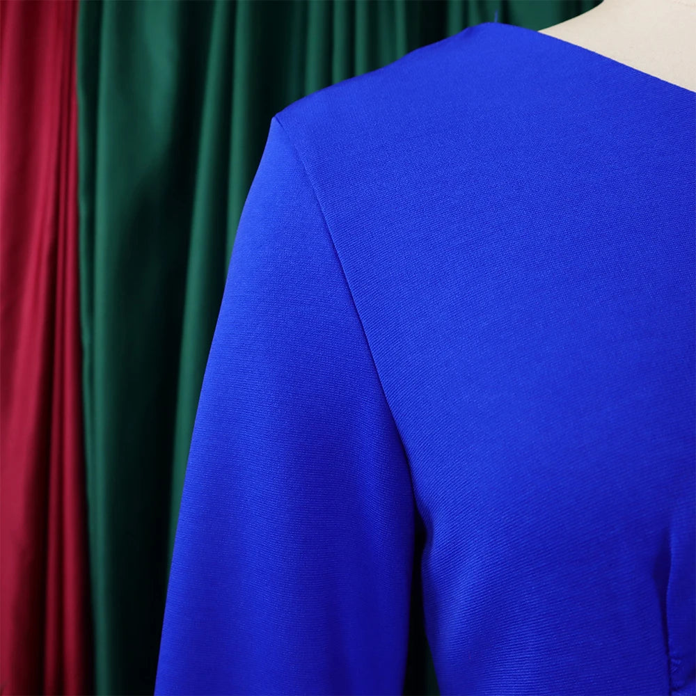 Women 2 Pieces Pants Sets Blouse V Neck Full Sleeve & Long Trousers Straight Elegant Ladies Birthday Party Dinner Outfits Cloth