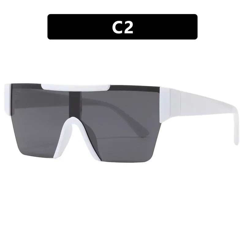 Steampunk Y2k Sport Sunglasses Women 2025 Luxury Men Sun glasses For Female 2000's Futuristic Goggles Eyewear Accessories Lenses