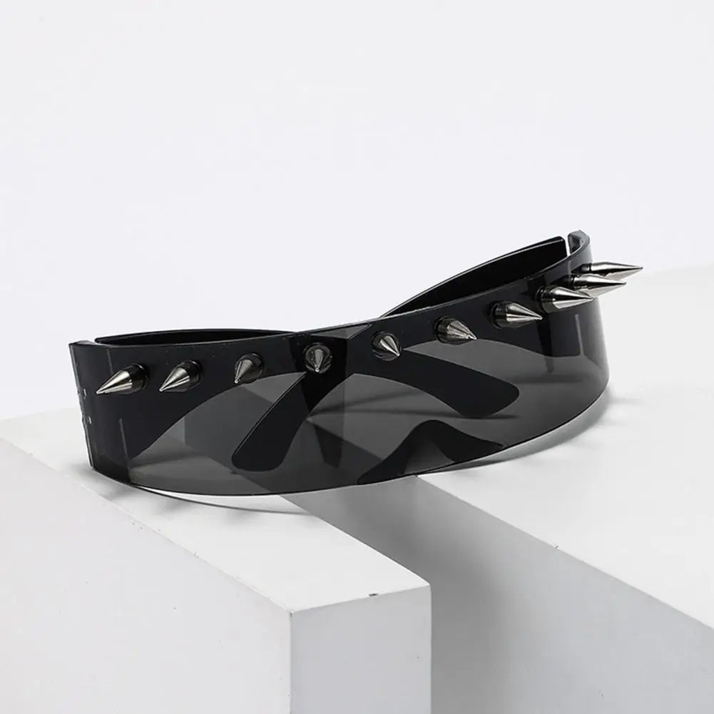 Unisex Eyewear Metal Rivet Party Sunglasses Lightweight Design Cosplay Sun Glasses Shade Eyewear For Men Солнцезащитные Очки