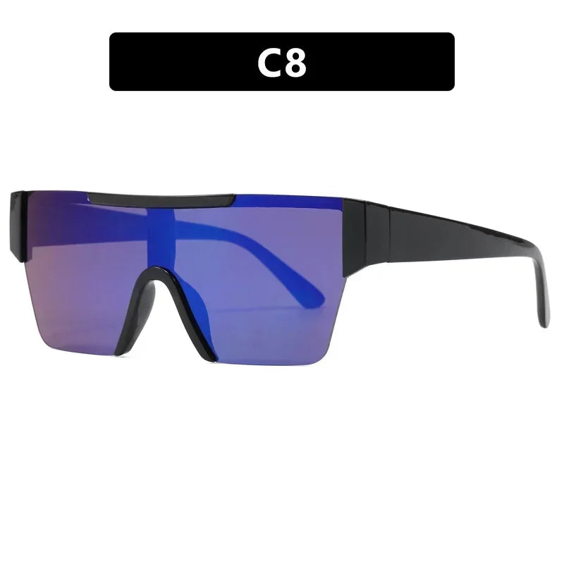 Steampunk Y2k Sport Sunglasses Women 2025 Luxury Men Sun glasses For Female 2000's Futuristic Goggles Eyewear Accessories Lenses