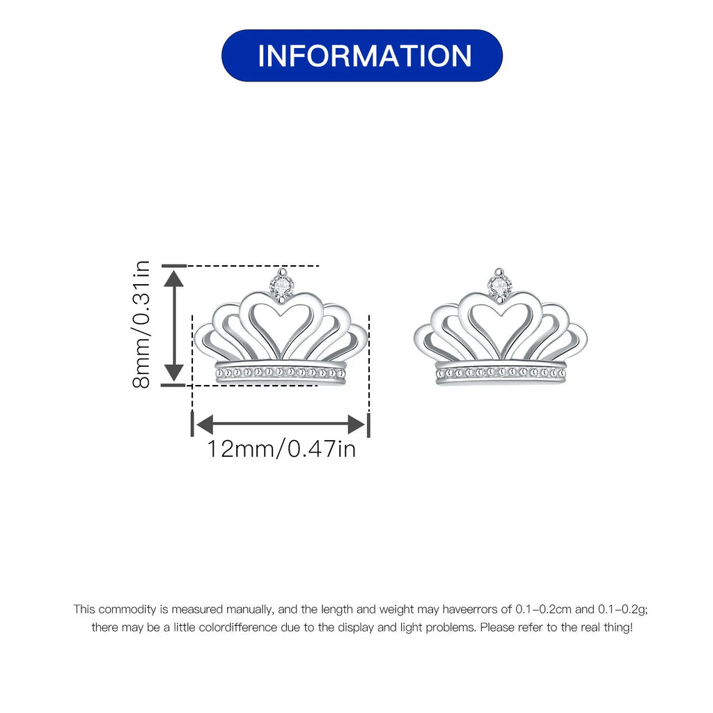 2025 HOT 925 Sterling Silver Stud Earrings S925 Heart Shaped Zircon Simple Fine Wedding Jewelry Christmas Thanksgiving Gifts