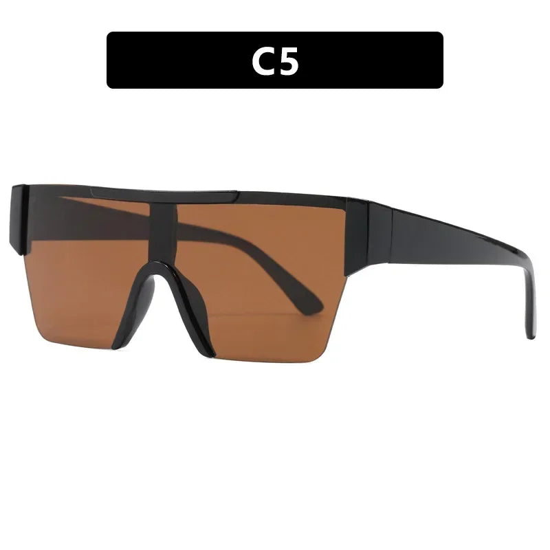 Steampunk Y2k Sport Sunglasses Women 2025 Luxury Men Sun glasses For Female 2000's Futuristic Goggles Eyewear Accessories Lenses