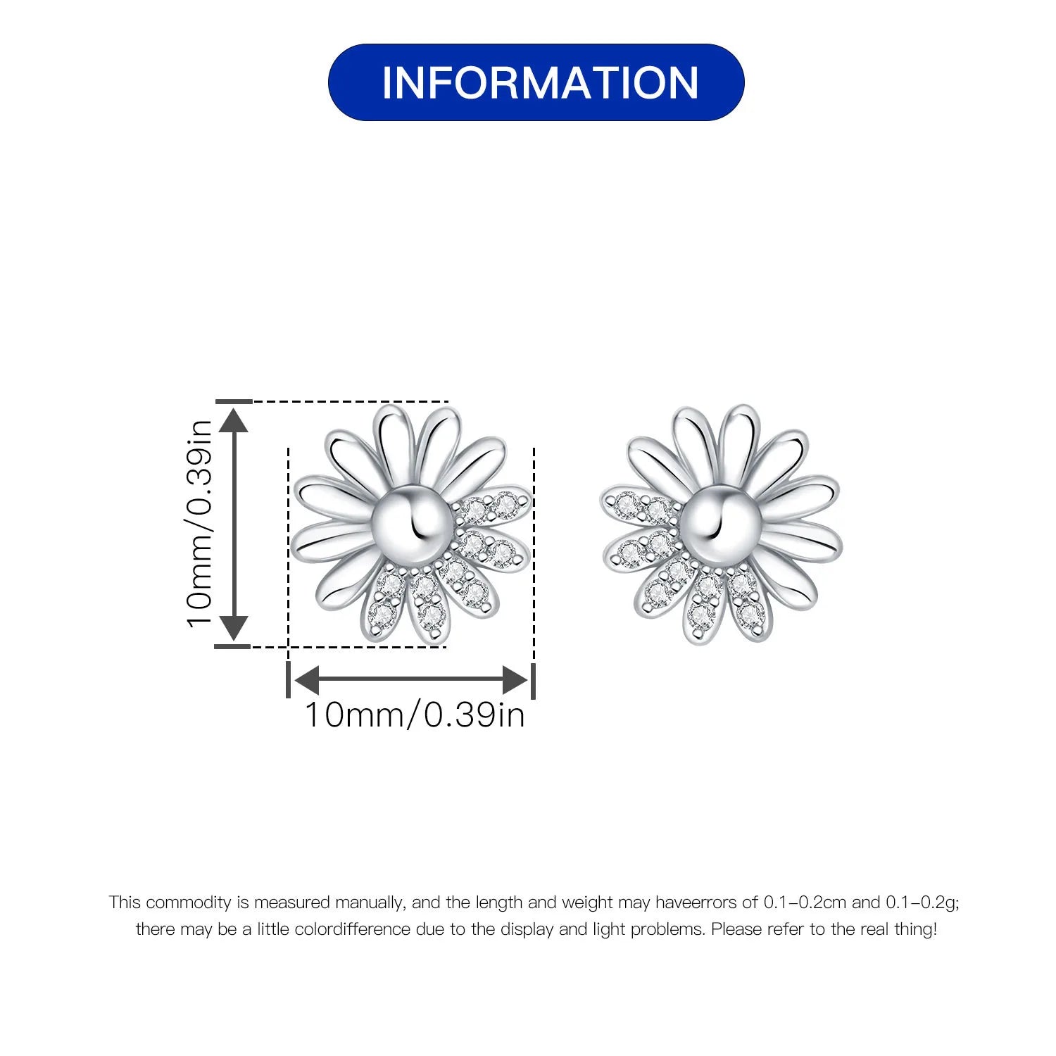 2025 HOT 925 Sterling Silver Stud Earrings S925 Heart Shaped Zircon Simple Fine Wedding Jewelry Christmas Thanksgiving Gifts
