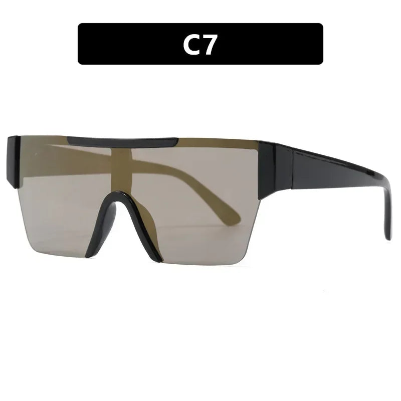 Steampunk Y2k Sport Sunglasses Women 2025 Luxury Men Sun glasses For Female 2000's Futuristic Goggles Eyewear Accessories Lenses