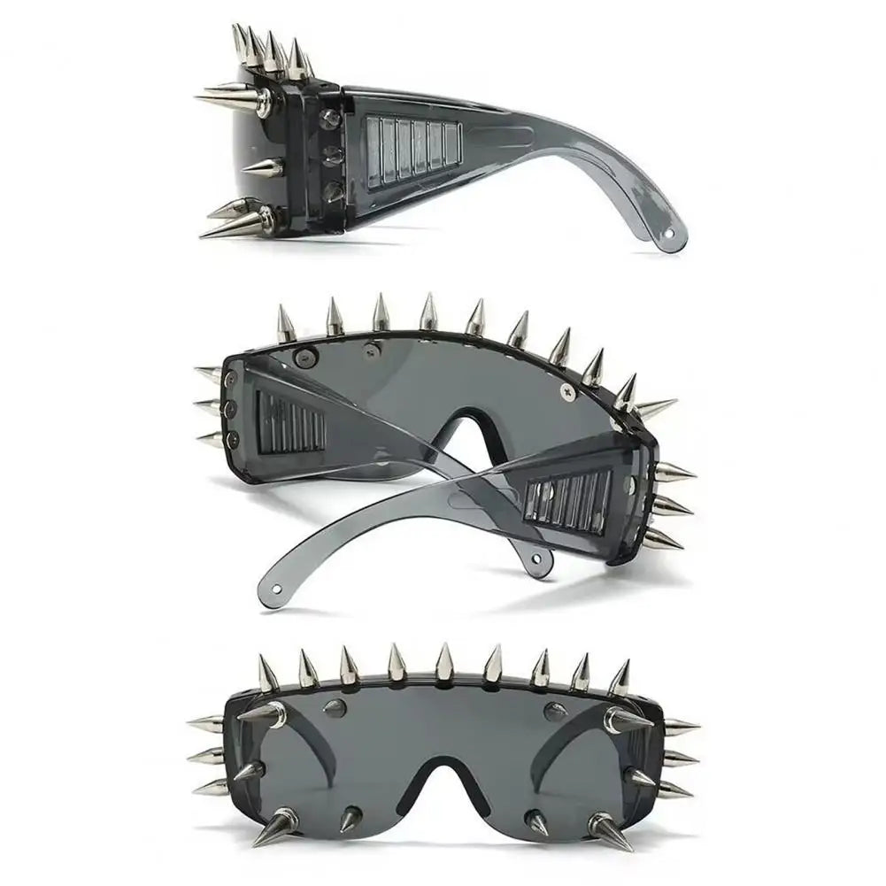 Unisex Eyewear Metal Rivet Party Sunglasses Lightweight Design Cosplay Sun Glasses Shade Eyewear For Men Солнцезащитные Очки