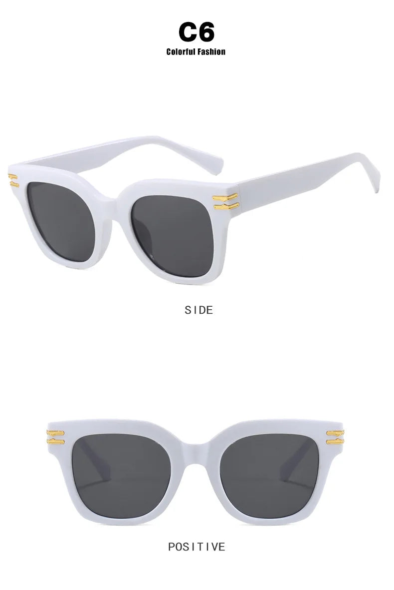 Square Oversized Sunglasses 2025 Trendy Premium UV Blocking Driving Sun Glasses for Men Women personality Unisex Eyewear Shades