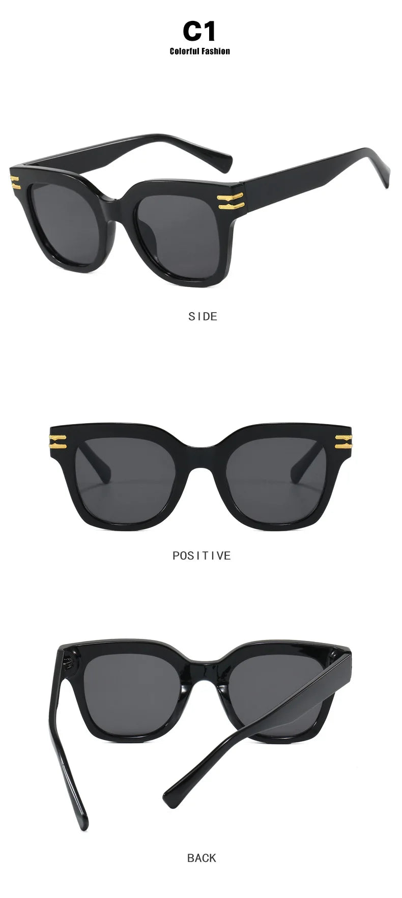 Square Oversized Sunglasses 2025 Trendy Premium UV Blocking Driving Sun Glasses for Men Women personality Unisex Eyewear Shades