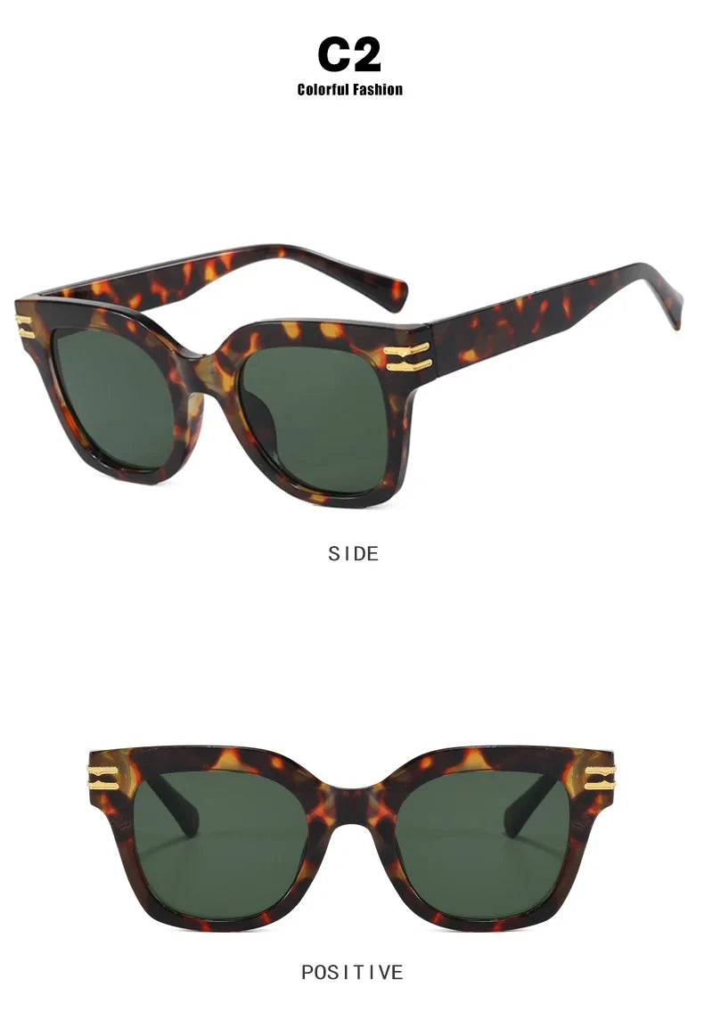 Square Oversized Sunglasses 2025 Trendy Premium UV Blocking Driving Sun Glasses for Men Women personality Unisex Eyewear Shades